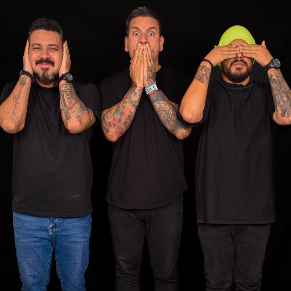 Jorgex Miranda, Néstor J Mora y Leo Comedia